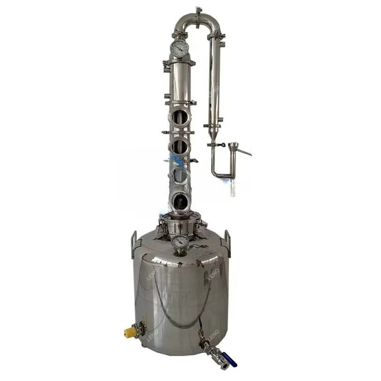 100L 200L 300L Small Stainless Steel Copper Electric Vodka Brandy Rum Gin Whiskey Home Distillation Still Distiller