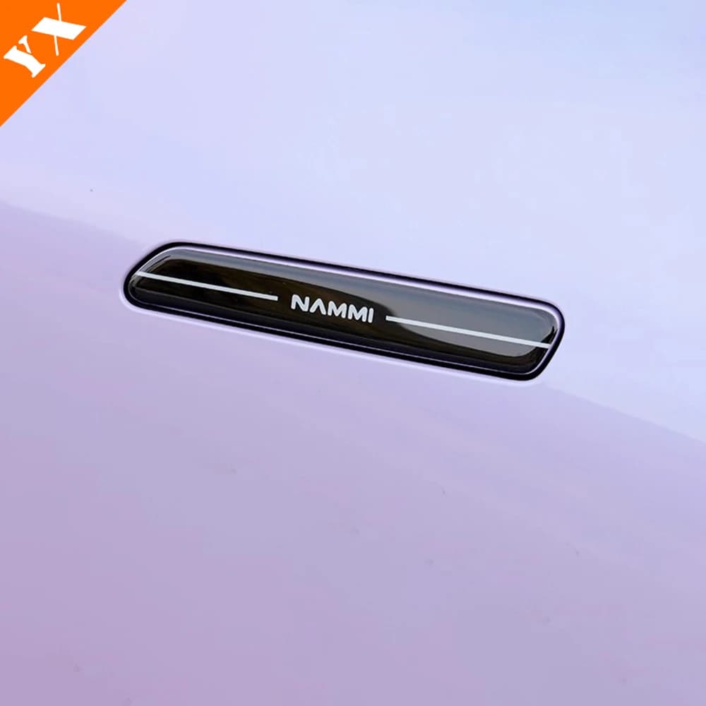 2025 2026 For dongfeng nammi 01 accessorie Carbon Black Car Handle Protective Cover, Door Handle Decorative Cover 4pcs