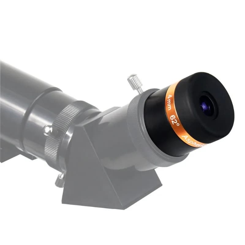 1PCS 62° Wide-Angle High-Definition High-Power Aspheric Eyepiece 4mm/10mm/23mm Astronomical Telescope Lens