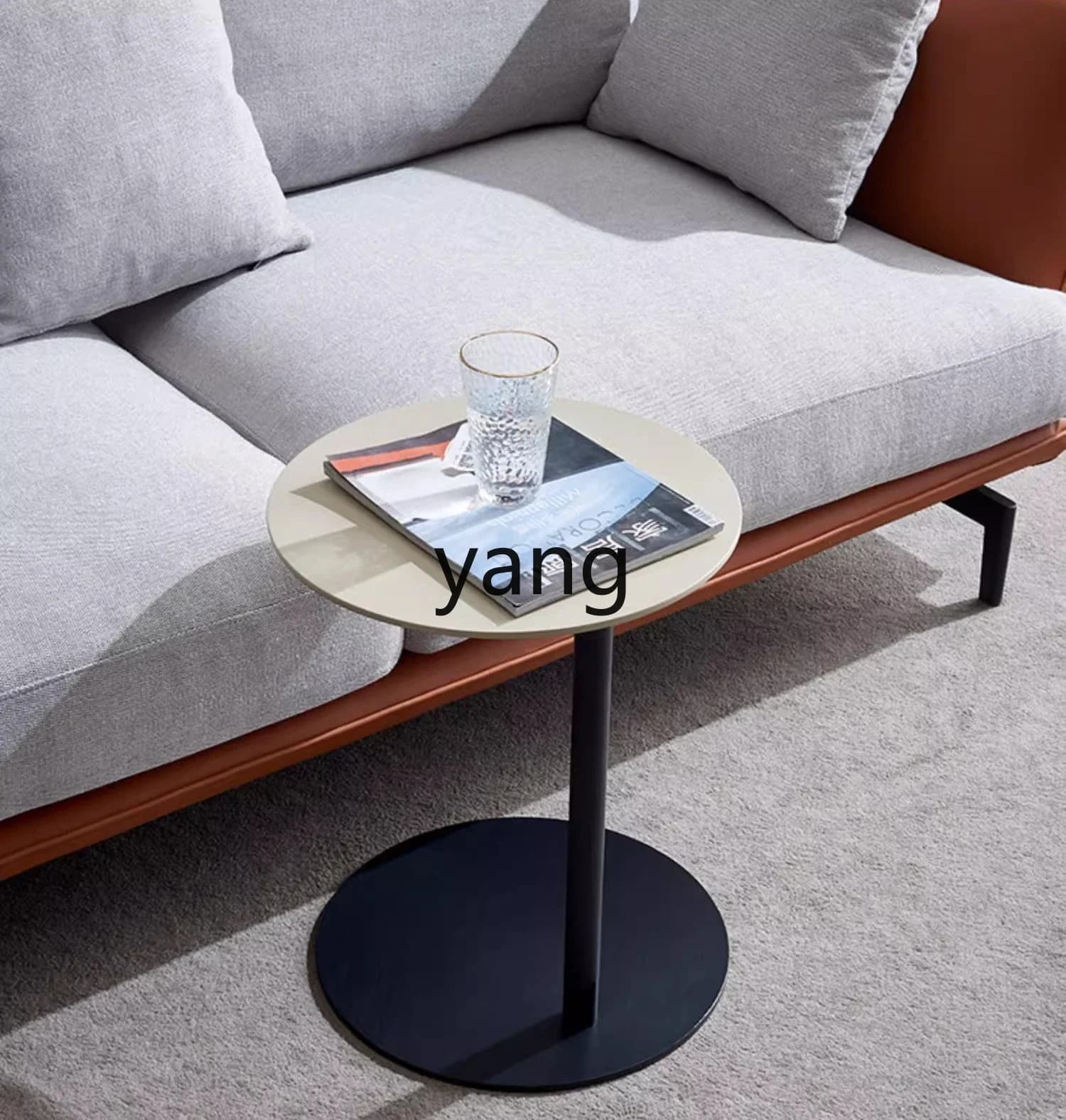 LMMM  Italian minimalist sofa side table embedded modern light luxury living room small coffee table