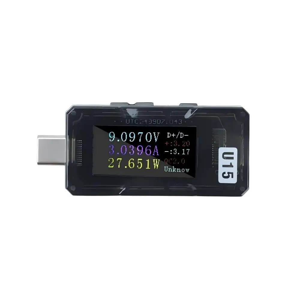 DC4-25V 5A Fast Charging Tester Type-C/USB PD/QC2.0/QC3 High accuracy Voltage Current Inspection Trigger Capacity Tester