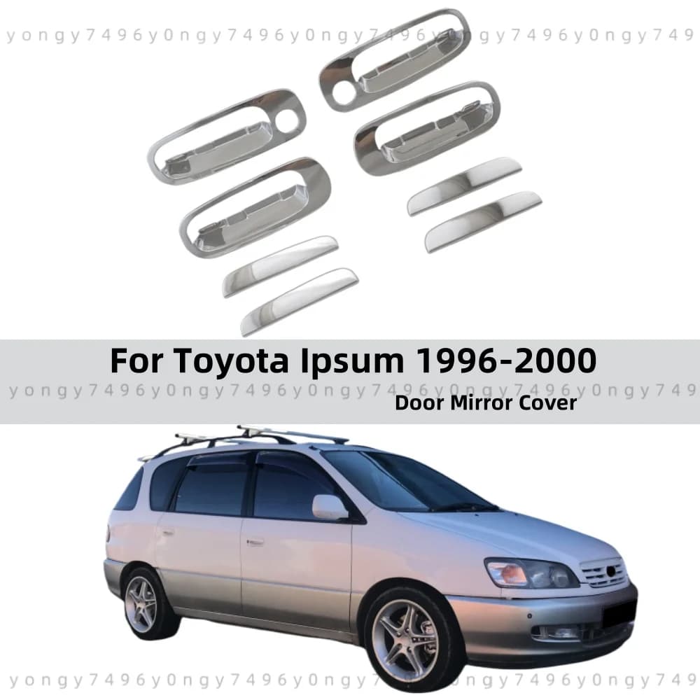 Car Accessories For Toyota Ipsum Picnic 1996 1997 1998 1999 2000 Chrome Decoration Door Handle Covers Paste Style Car Stickers