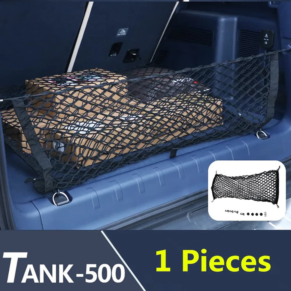 Suitable for Tank 500 trunk net bag, trunk protective net bag, tail box, with modified special automotive accessories