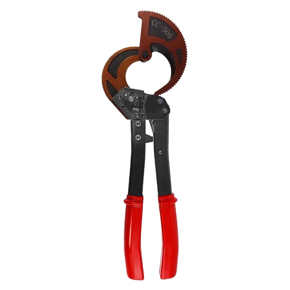 CC-500 Heavy  Ratchet Electric Cable Cutter Tool Armored Cable Wire Cutter