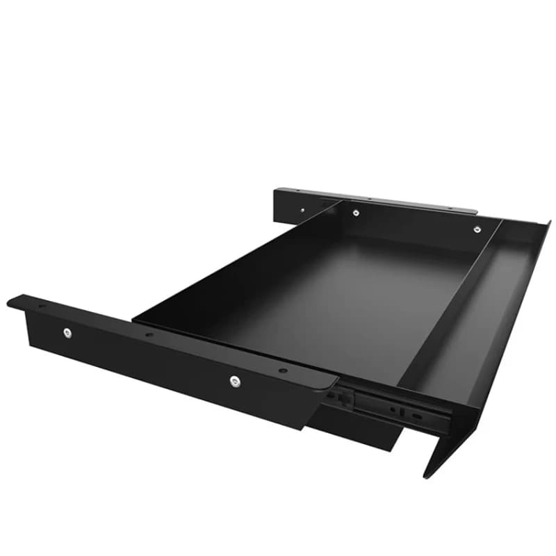 Sliding drawers are installed under the desk for stand-up workstations 22 * 13 inch carbon steel desk drawer organizer