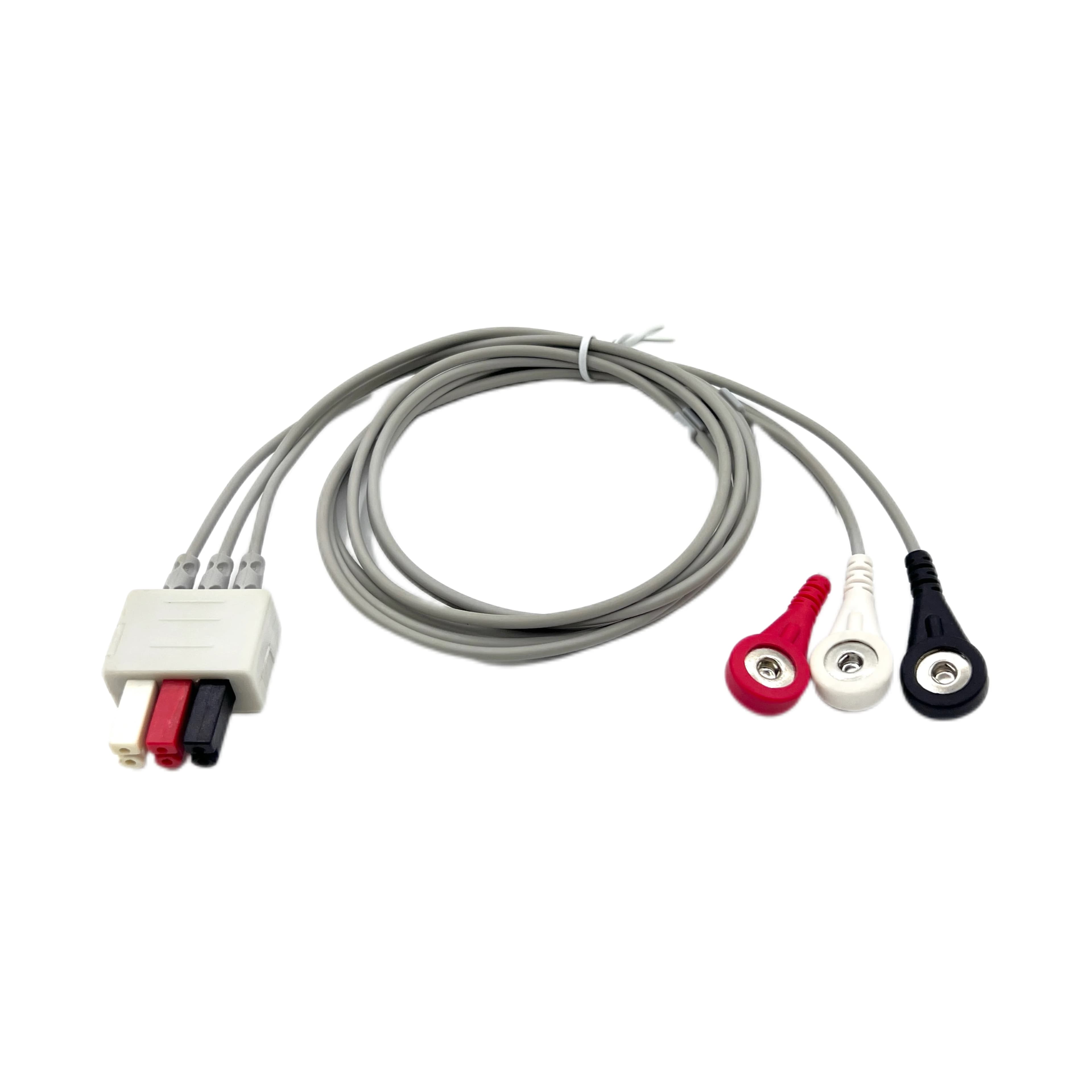 Compatible Mindrays 3 Lead ECG Wire ZE0067 Gray 0.9m