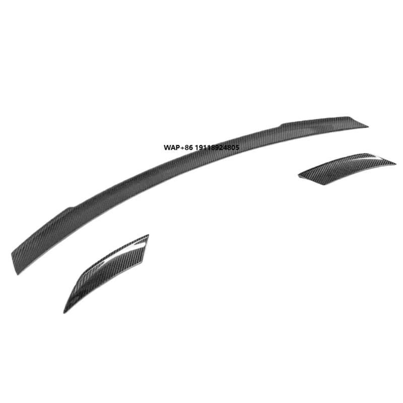 Rear Spoiler Lightweight air Turbulence Car Kit for  Taycan Upgrade PK Style Dry Carbon Fiber Rear Wing Body Kit