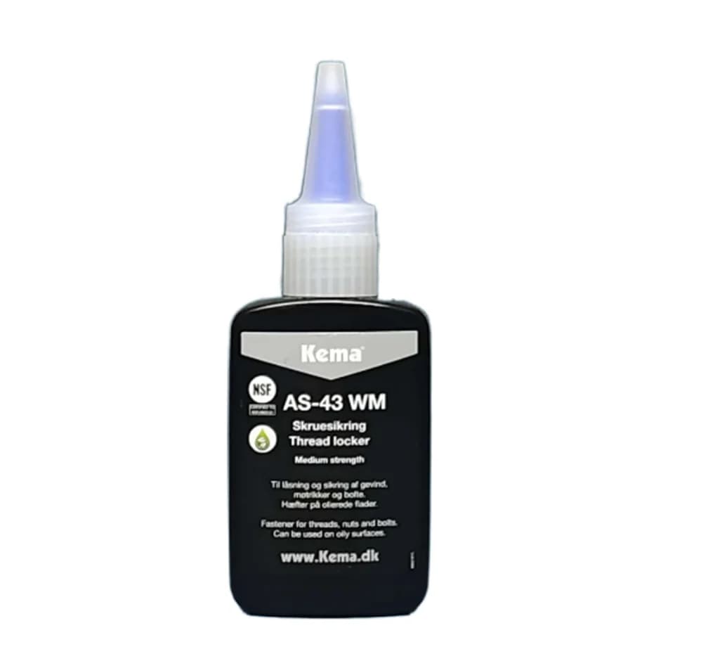 FOR Kema AS-43 WM 50ml Medium Strength Thread Locker for Locking Components