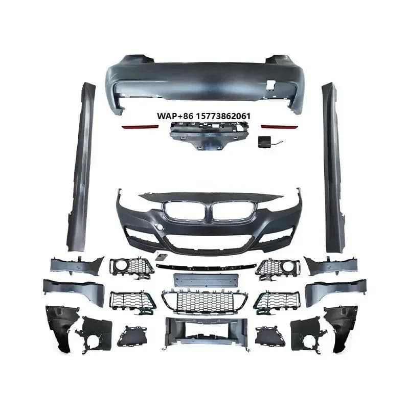 Car Modification MT M Sport Body Kit M Tech Front Bumper Rear Bumper Body Kit for 3 Series F30 2012-2019