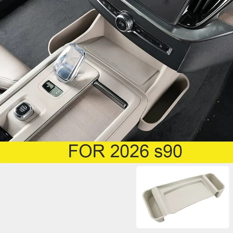 For Volvo XC90 S90 XC60 2026 Car Central Control Gear Storage Box Storage and Interior Decoration