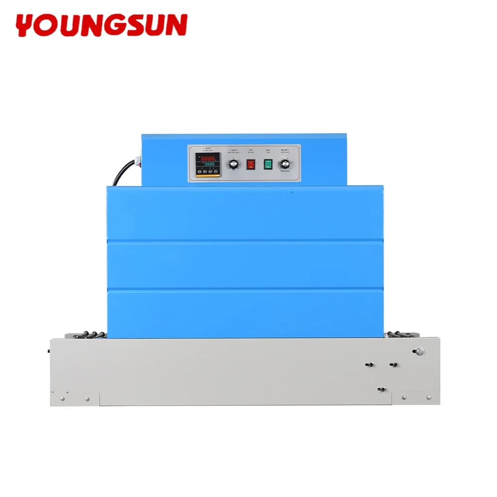 BS-260 Automatic Small PVC /POF Film Cable Heat Tunnel Shrink Packing Sleeve Label Wrapping Machine