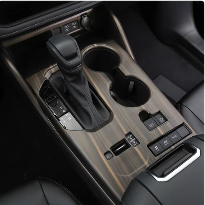 For Toyota Highlander 2021-2024 Car ABS/ Inner Middle Shift Stall Paddle Cup Switch Frame Lamp Trim Sticker Armrest