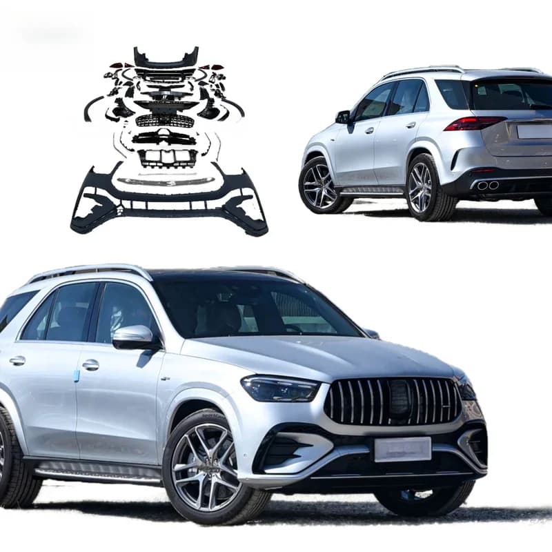 High Quality 2026 New Facelift Body Kit Fit W167 GLE 2020+ Upgrade GLE53 Style LED Headlight Mod Parts