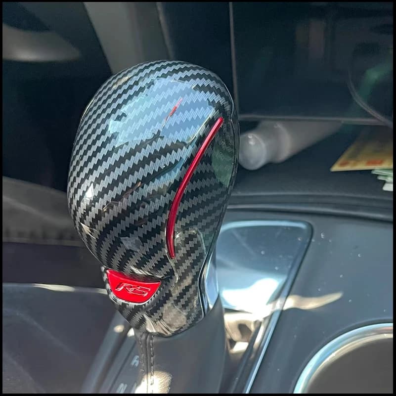 Car Styling For Chevrolet Equinox 2020-2022 Gear Shift Knob Cover Cap Decoration Carbon Pattern Strips Auto Parts Accessories