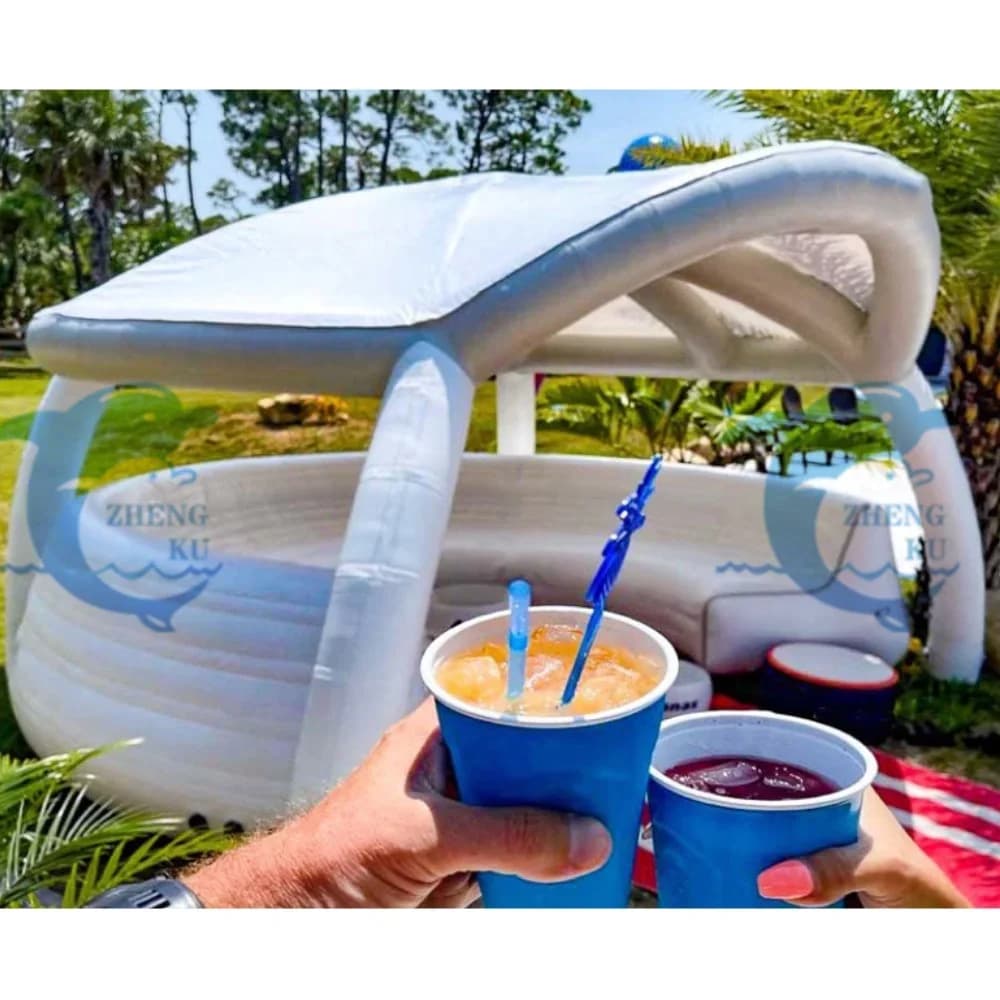 Outdoor inflatable bar tent  inflatable land lounge sofa tent for sale
