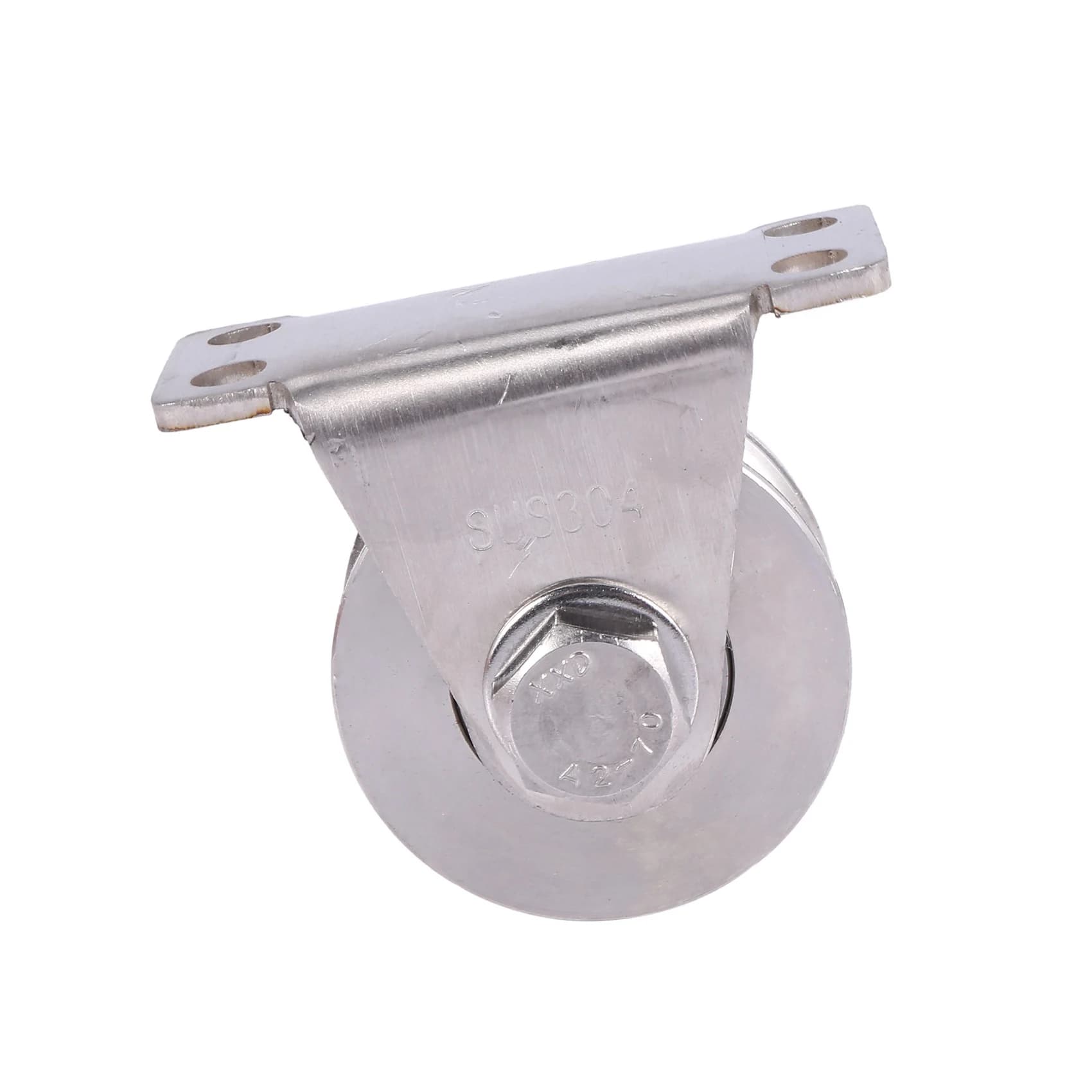 4Pack U-Type Stainless Steels Pulleys Blocks Mutes Bearings Grooves Slidings RollersTracks Wheels-AT36