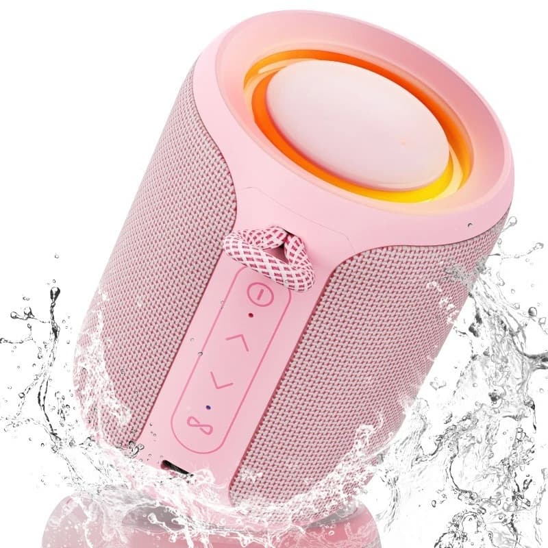 Waterproof Bluetooth speaker with TWS stereo 15w powerful sound, Bluetooth 5.3, 12h playback time