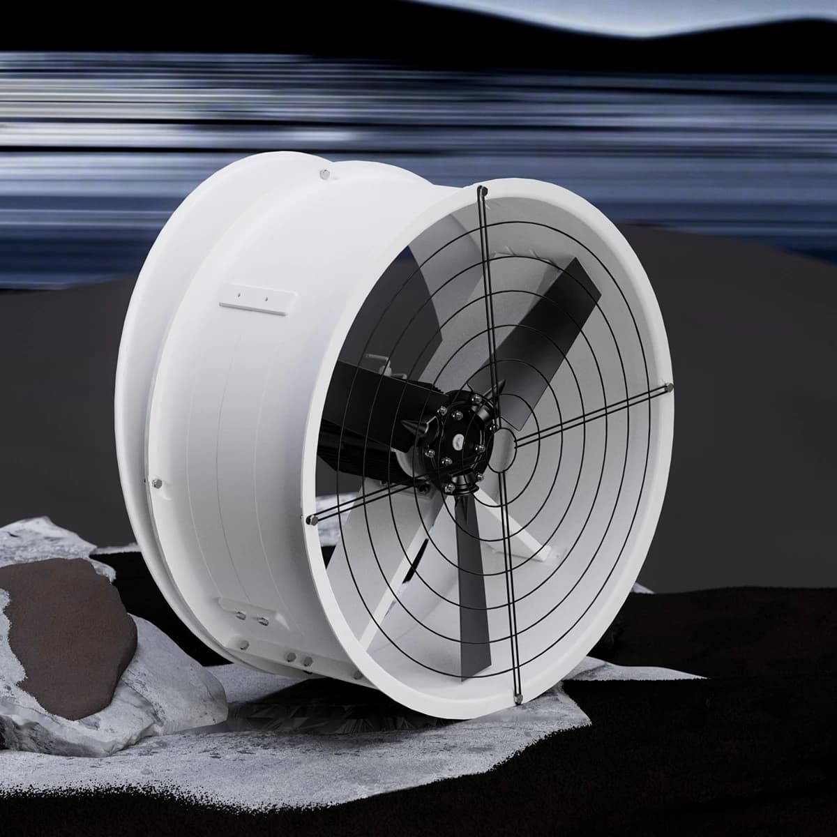1450rpm  Warehouse Exhaust Fan 18482 Reversible 380v 3 Phase 380v 2200w Industrial Ventilation Poultry Fan