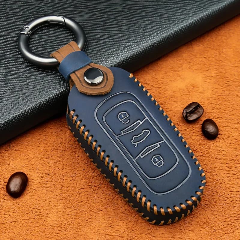 For Geely Boyue/Binyue/GL/Emgrand GS/Vision S1/X3/X6 Premium Genuine Leather Car Key Case Cover Key Holder Auto Parts