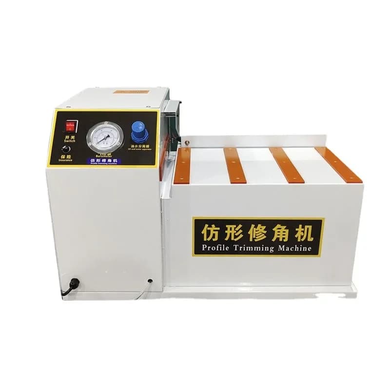 Copy Angle Trimmer Woodworking Chamfering Machine, Desktop Multifunctional Angle Trimmer Edge Sealing Angle Grinding Machine