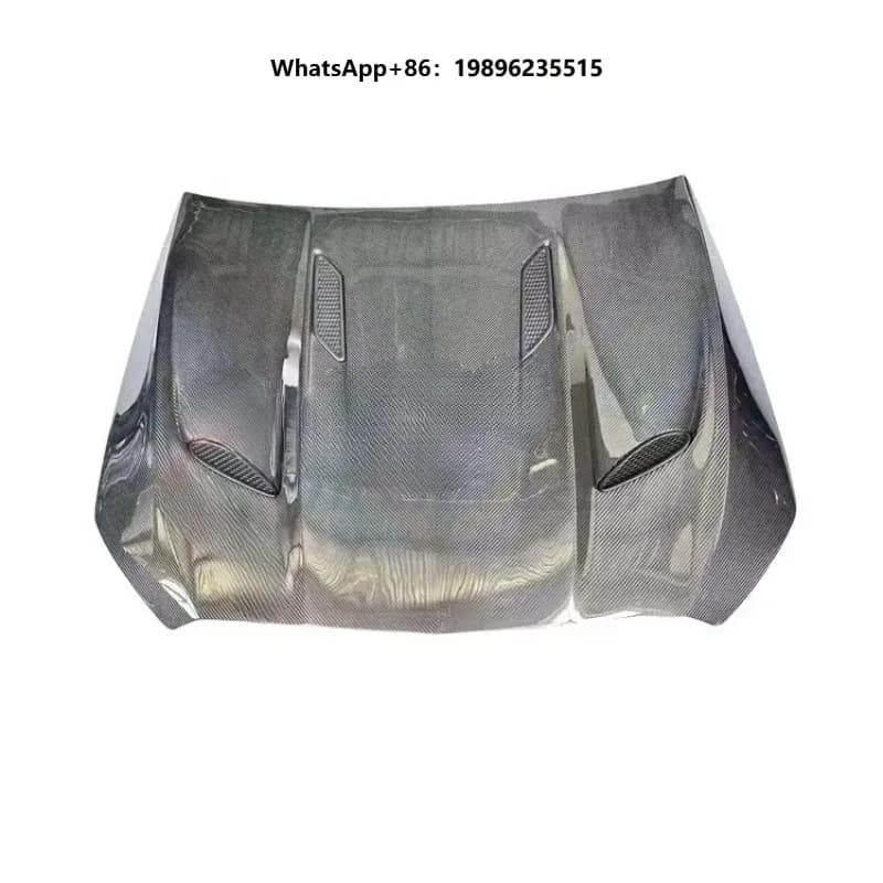 Dry/Carbon Fiber Car Vented Front Hood Bonnet Cover for W206 C-Class  Front Car Hood Body Kit