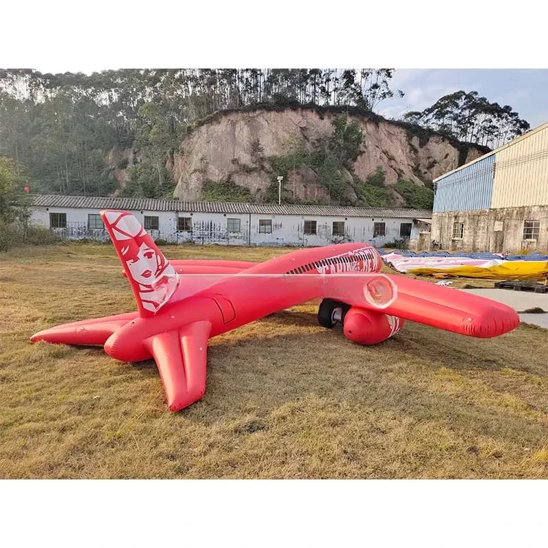 Airsealed Giant Advertising Inflatable Airplane Airbus Aircraft Mode For Outdoor