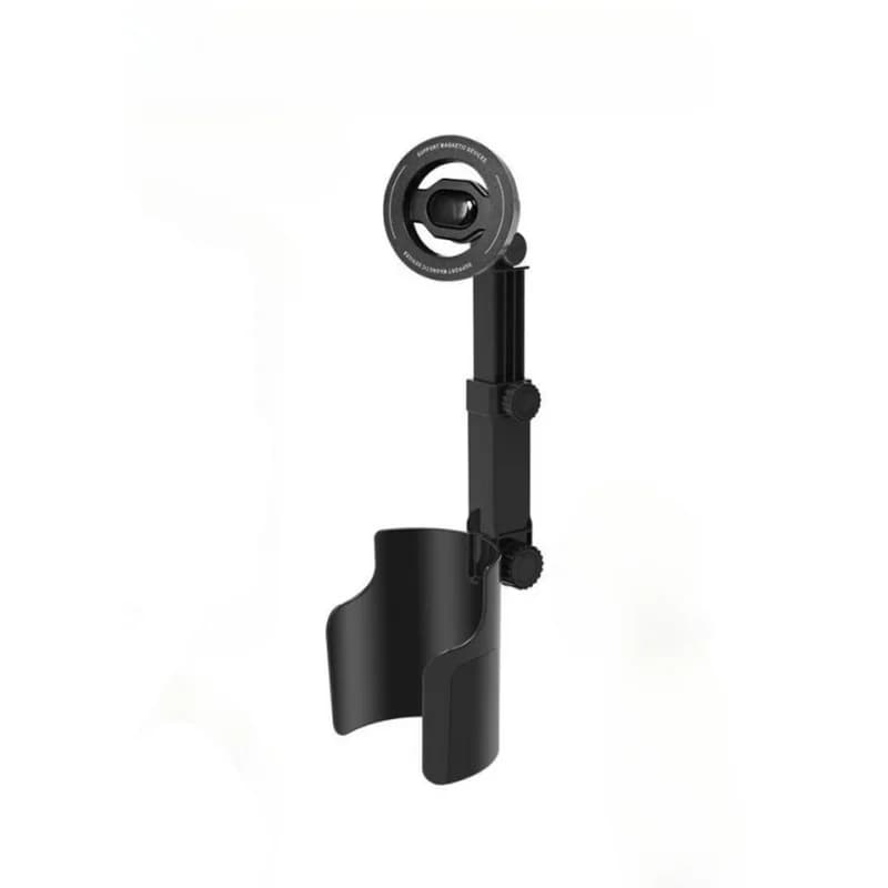 360° Rotating Car-Mounted Magnetic Phone Holder Dual-Function Cup Holder & Phone Mount for Vehicle