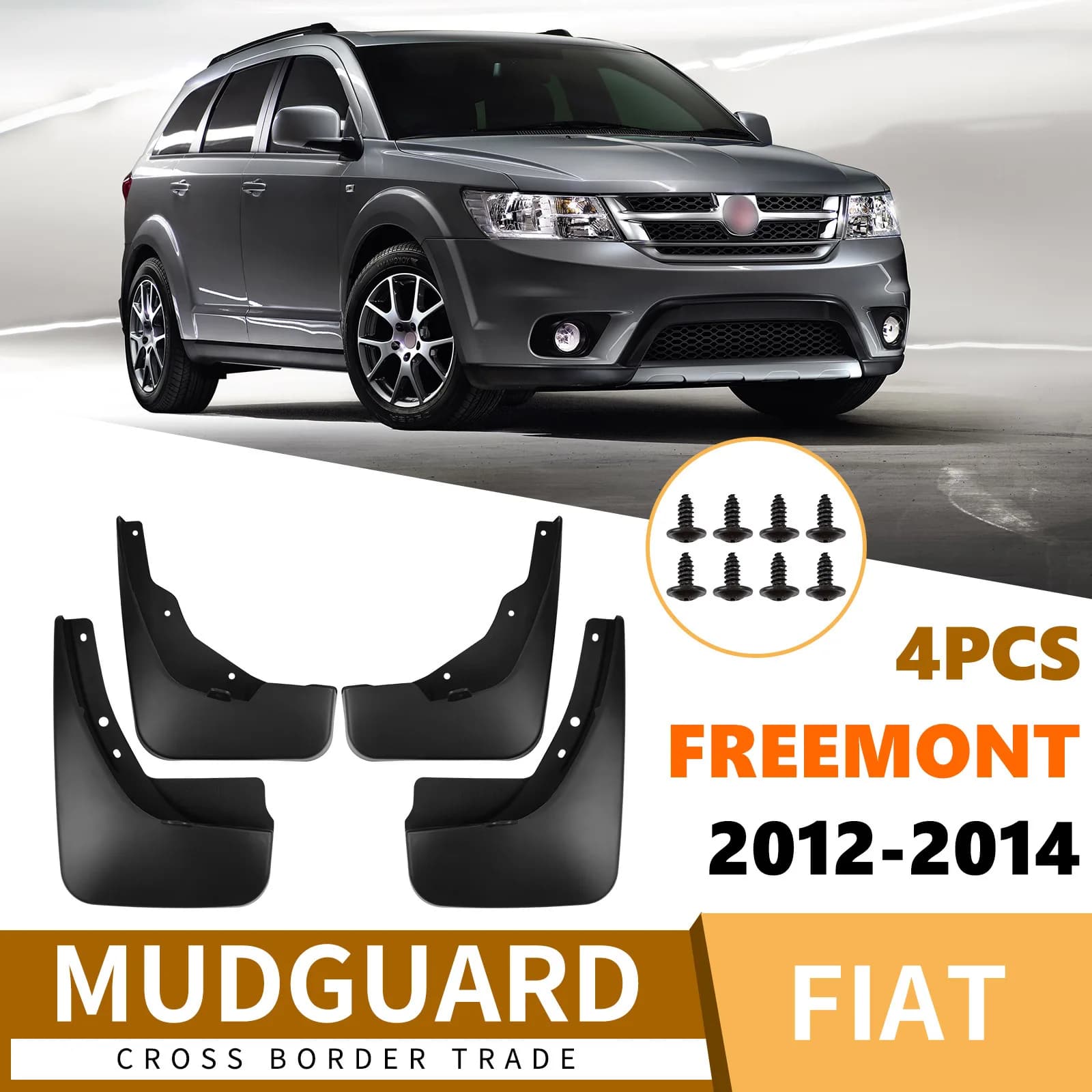 Suitable for Fiat Freemont 2012-2014 Mud Flaps Car Splash Guards Fender Protectors