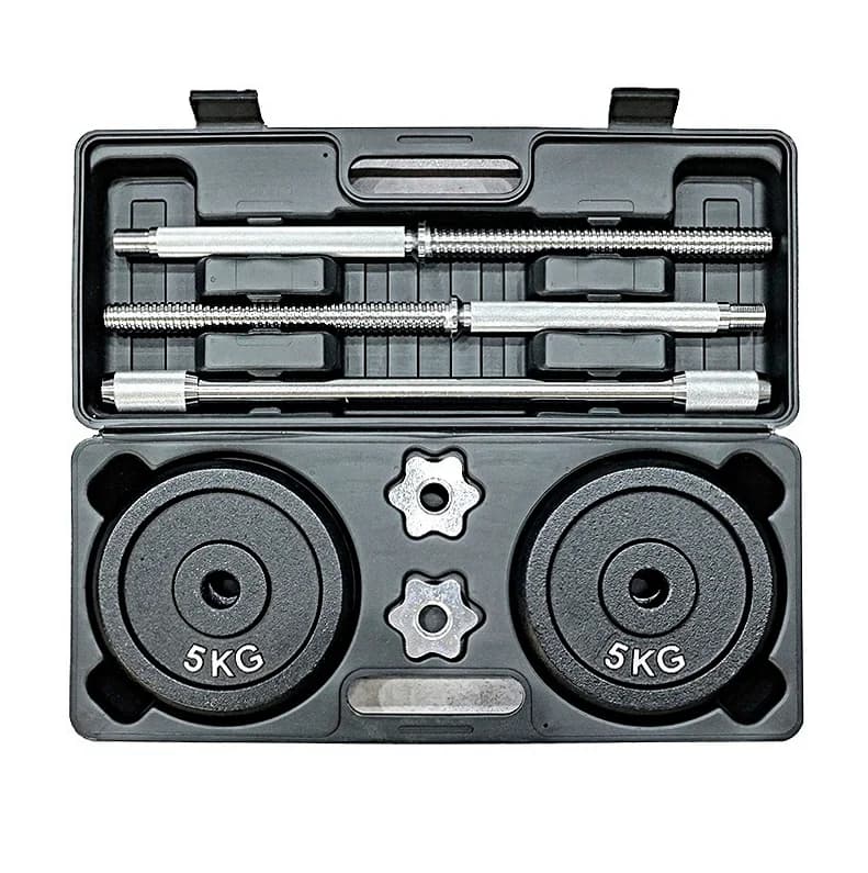 Multi-Function  Dumbbell Set Weightlifting Home Fitness Adjustable Barbell 10kg  Dumbbells Sets
