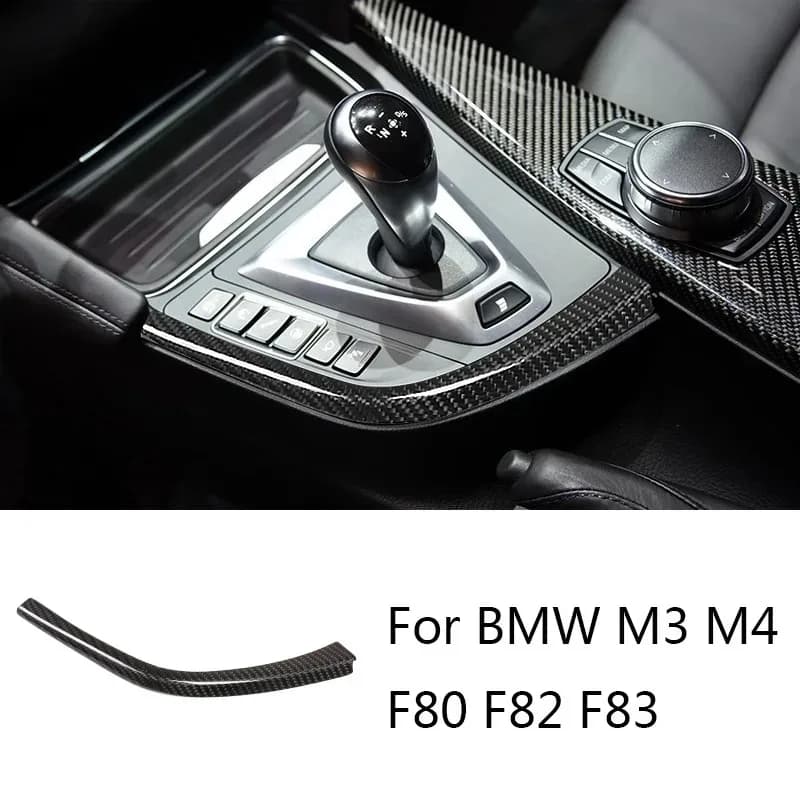 Car Accessories For BMW 1 3 Series M3 M4 F30 F31 F80 F34 F32 F33 F36 F23 F20 F21 F80 F82 F83 Car Gear Shift L Shape Strips Trim
