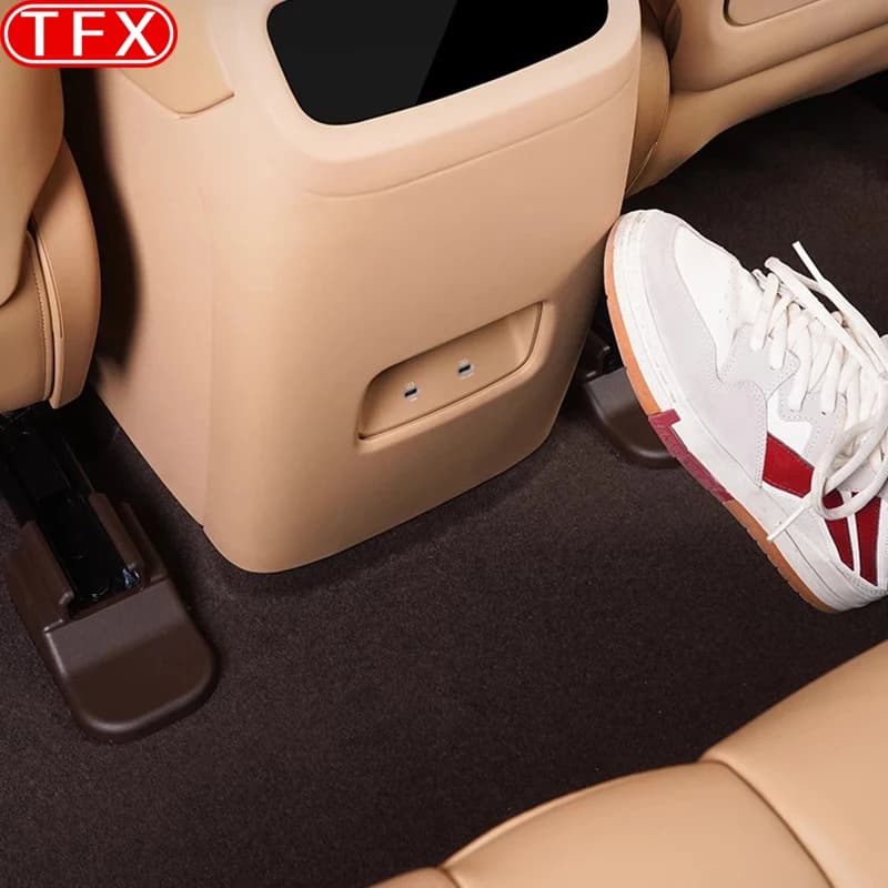 For Aito M7 2024 2023 Car Styling Rear Exhaust Vent Anti-kick Pad Protective Cover Original Color Decoration Auto Accessories