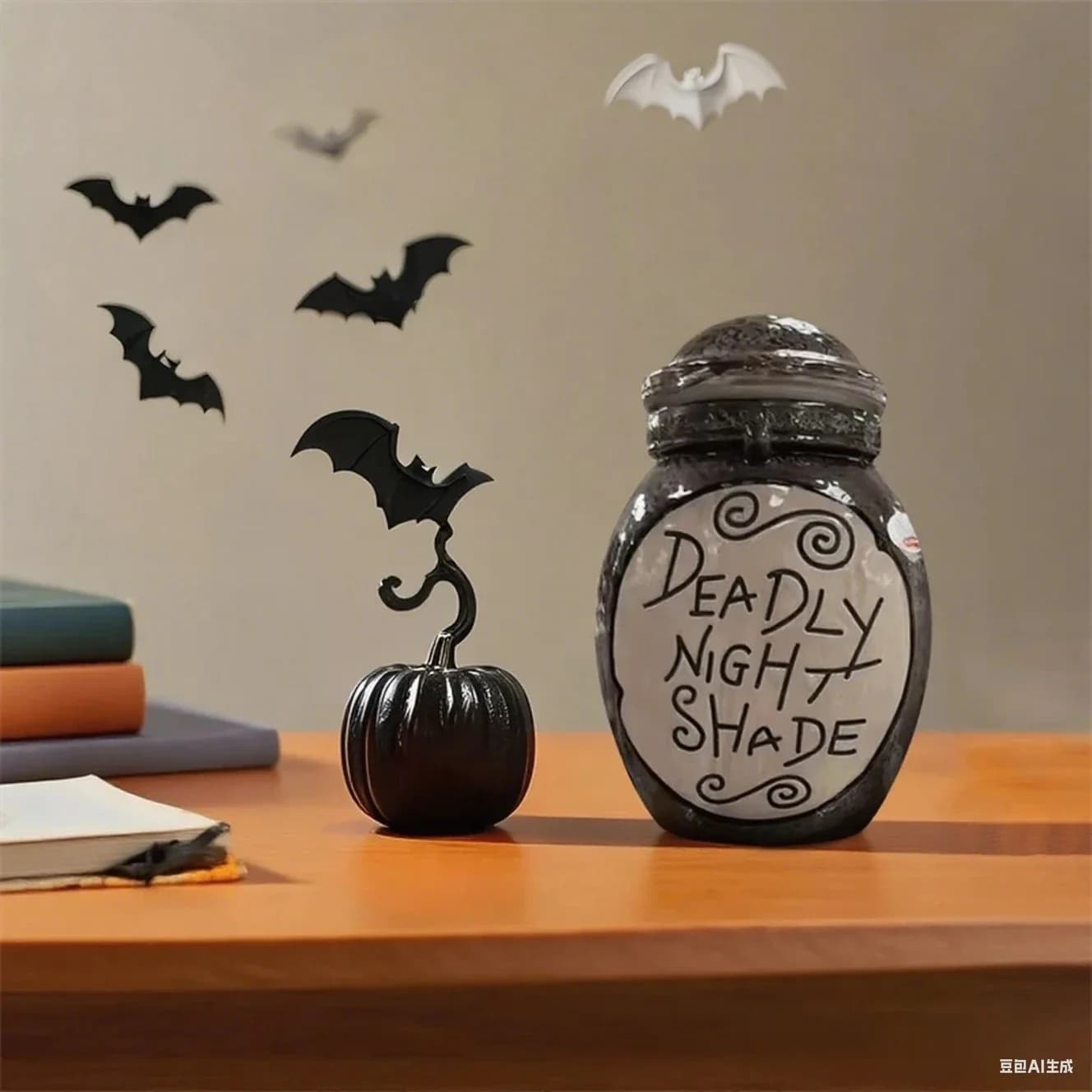 Creative New Resin Craft Magic Potion Jar Halloween Decoration Party Scene Desktop Ornament
