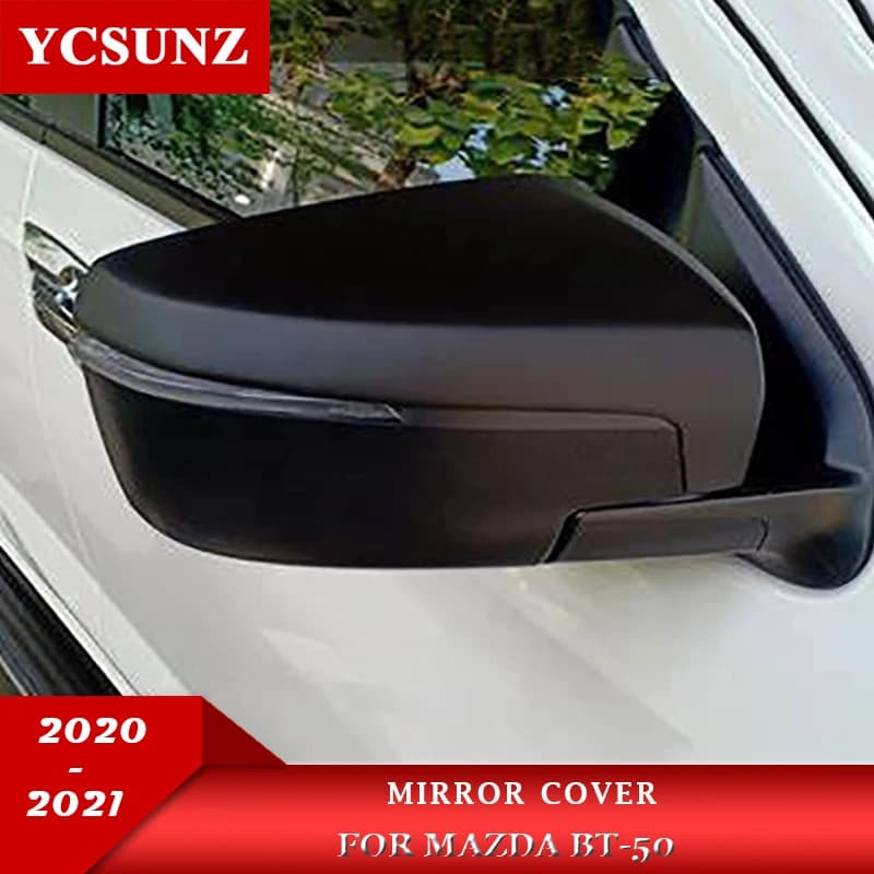 ABS Side Mirror Rearview Cover For Mazda BT-50 BT50 2020 2021 2022 2023 Pickup Truck Car Exterior Parts YCSUNZ