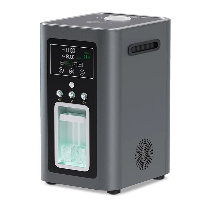 1800 ml/min PEM electrolyzer hydrogen generator proton membrane technology household purity 99.9999% hydrogen inhaler