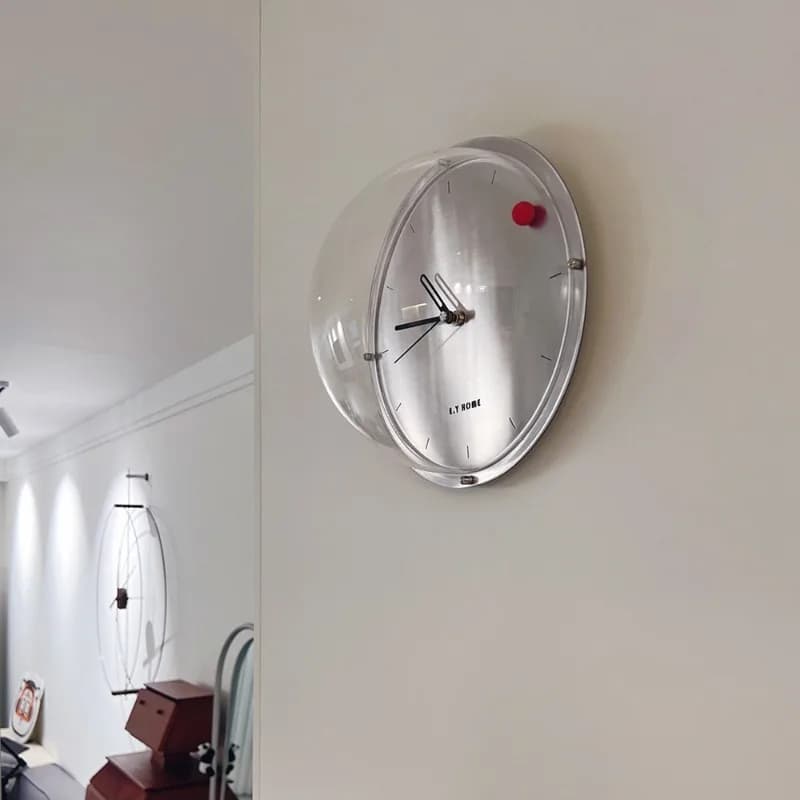 Space Themed Wall Clocks Nordic Modern Silent Analog Timepiece Minimalist Living Room Decor Versatile Scene Desk Clocks