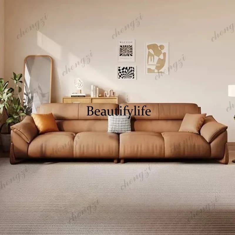 K182 Luxury modern light leather sofa comfortable living room sofas and seating furniture home couch sectional sofa Armchair
