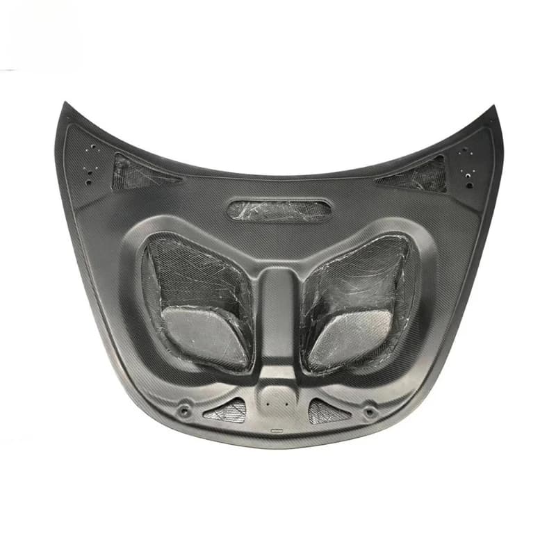 High Quality P1‑Style Dry Carbon‑Fiber Engine Hood, Auto Modification Bonnet Cover
