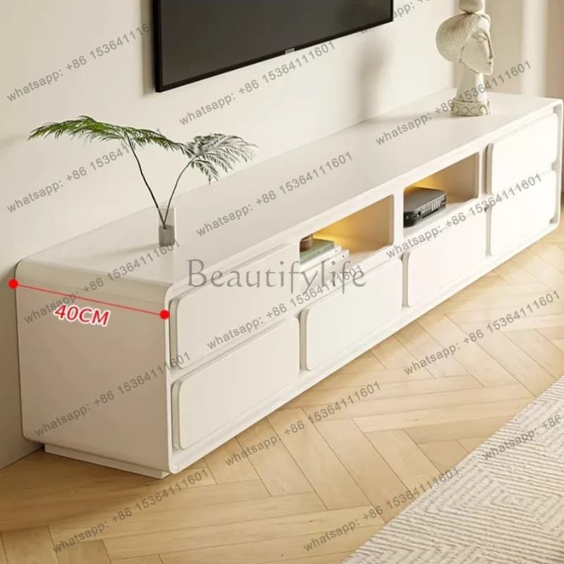 LD Light luxury French cream style floor to ceiling TV cabinet Rtv cabinets modern tv stand monitor stands living room furniture