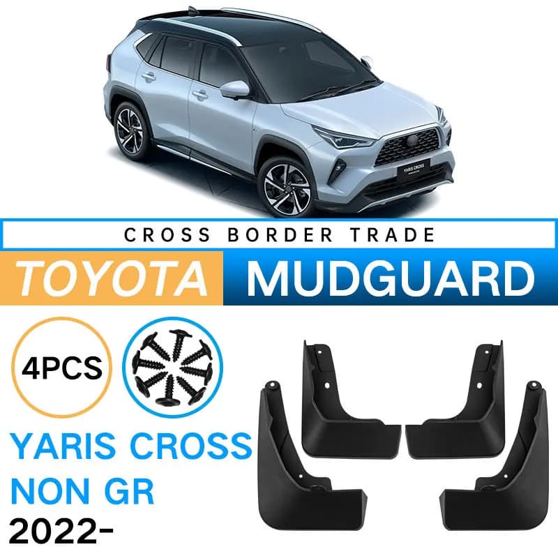 Auto Mudguards for Toyota Yaris Cross Non GR 2023-2025 Low-spec Vehicles Car Mud Protection Panels