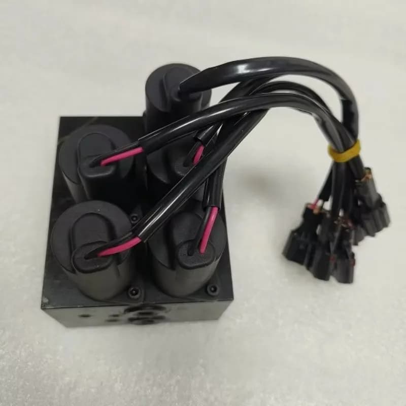 KHJ14520 LL001140 Excavator Solenoid Valve Assy for SH200-5 SH210-5 SH240-5 High-Quality Construction Equipment Part