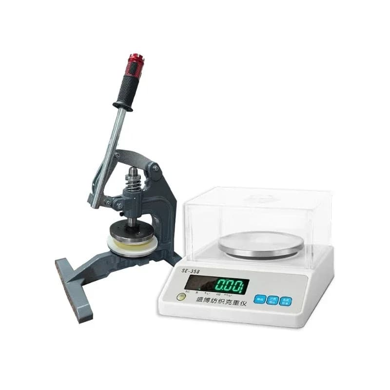 Textile Gram Weight Hand Pressure Sampler Electronic Balance, Circular Die Knife Gram Machine