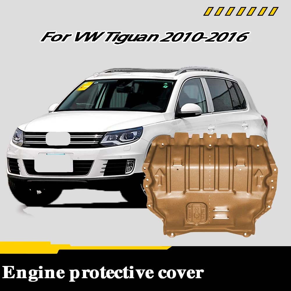 Car Accessories Black Under Engine Guard Mudguard Board Splash Shield Mud Fender Plate Panel For VW Tiguan 2010-2016