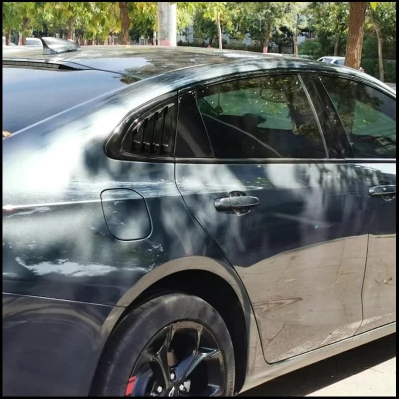 Car Styling For Chevrolet Malibu 2016-2020 Rear Window Blind shades Louver Vent Sill Molding Cover Sticker Trim Accessories
