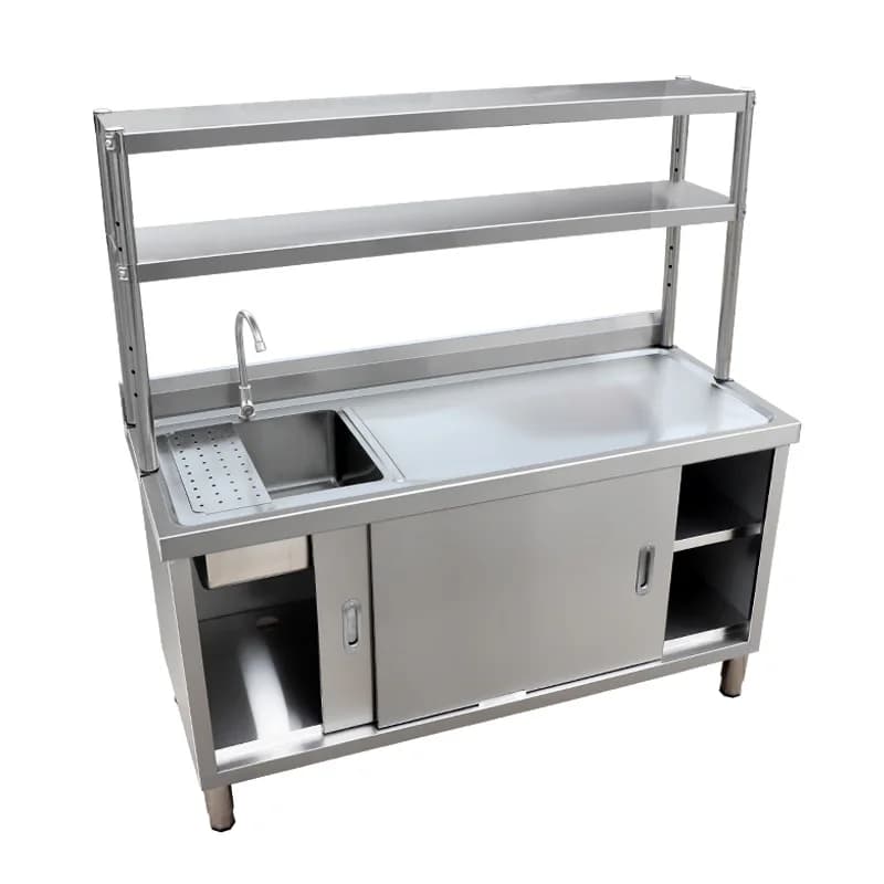 Stainless steel cabinets, kitchen sinks, sinks, household and commercial washing dishes, washing vegetables