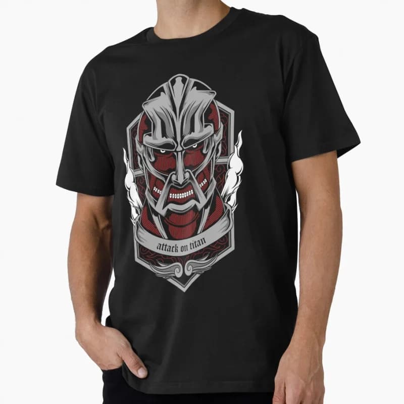 the colossal AOT Attack On Titan Gift t shirt for Anime lover Manga Graphic Tee Y2K clothes Large size Tops cartoon print shirts
