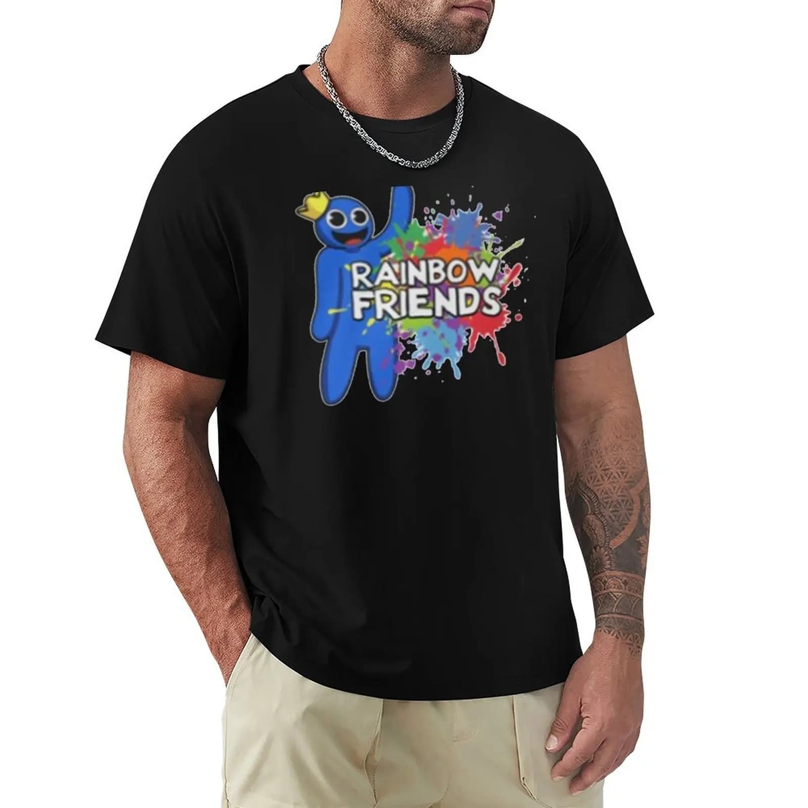 Rainbow Friends T-Shirt summer shirt Funny t-shirts mens graphic t-shirts hip hop