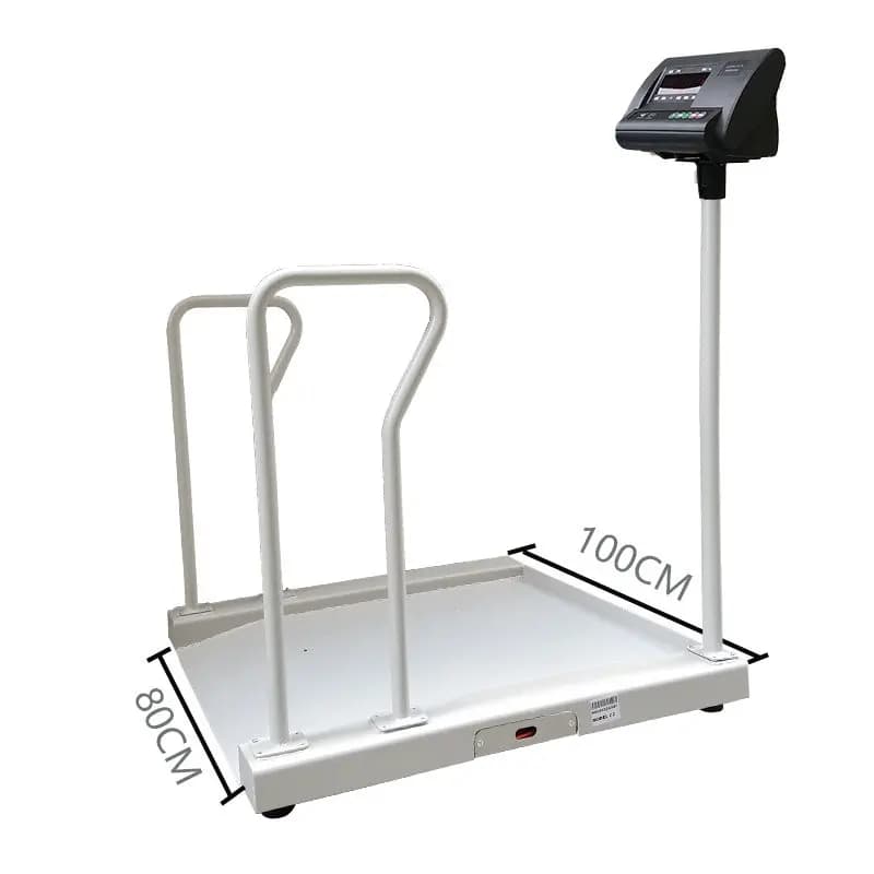 Wheelchair scale Special wheelchair weighing scale for dialysis room with printing connection Computer scale