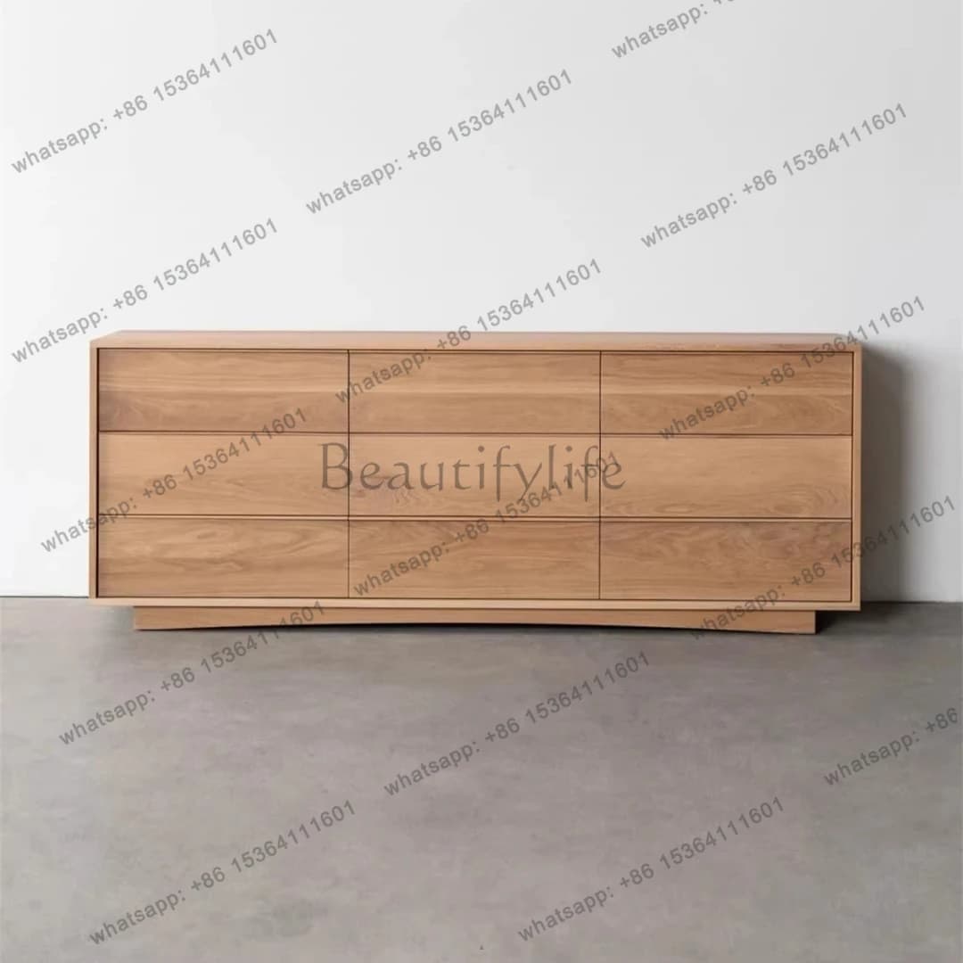 Household wabi-sabi wind Nordic storage cabinet Japanese restaurant locker multi-function