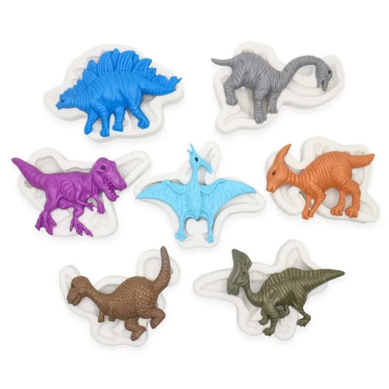 New dinosaur combination fondant silicone mold