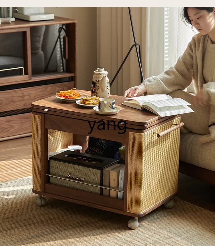 LMM， removable folding coffee table sofa side few small apartment living room trolley